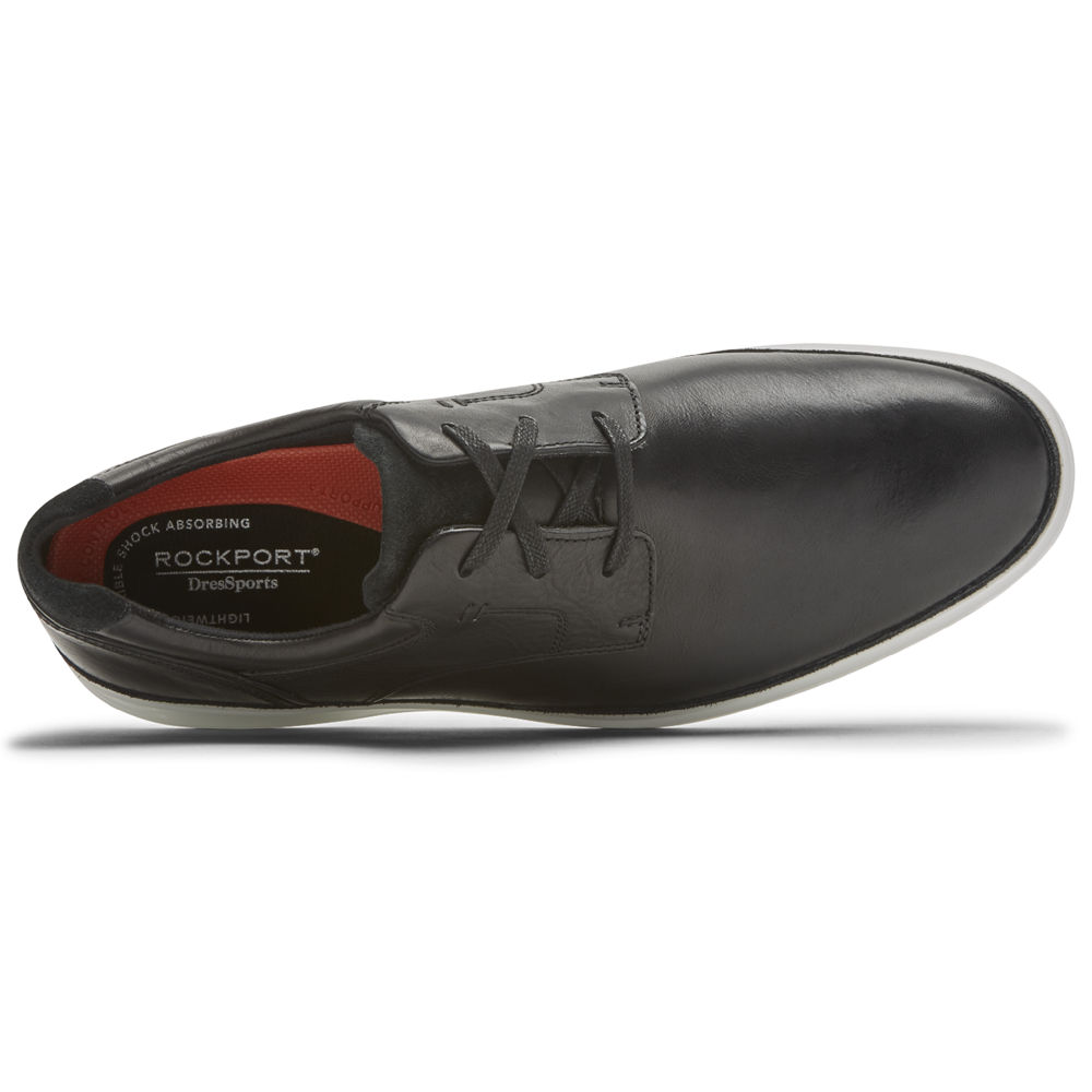 Rockport Sneakers For Mens Black - Dress Sports 2 Go Plain Toe - XV3547816